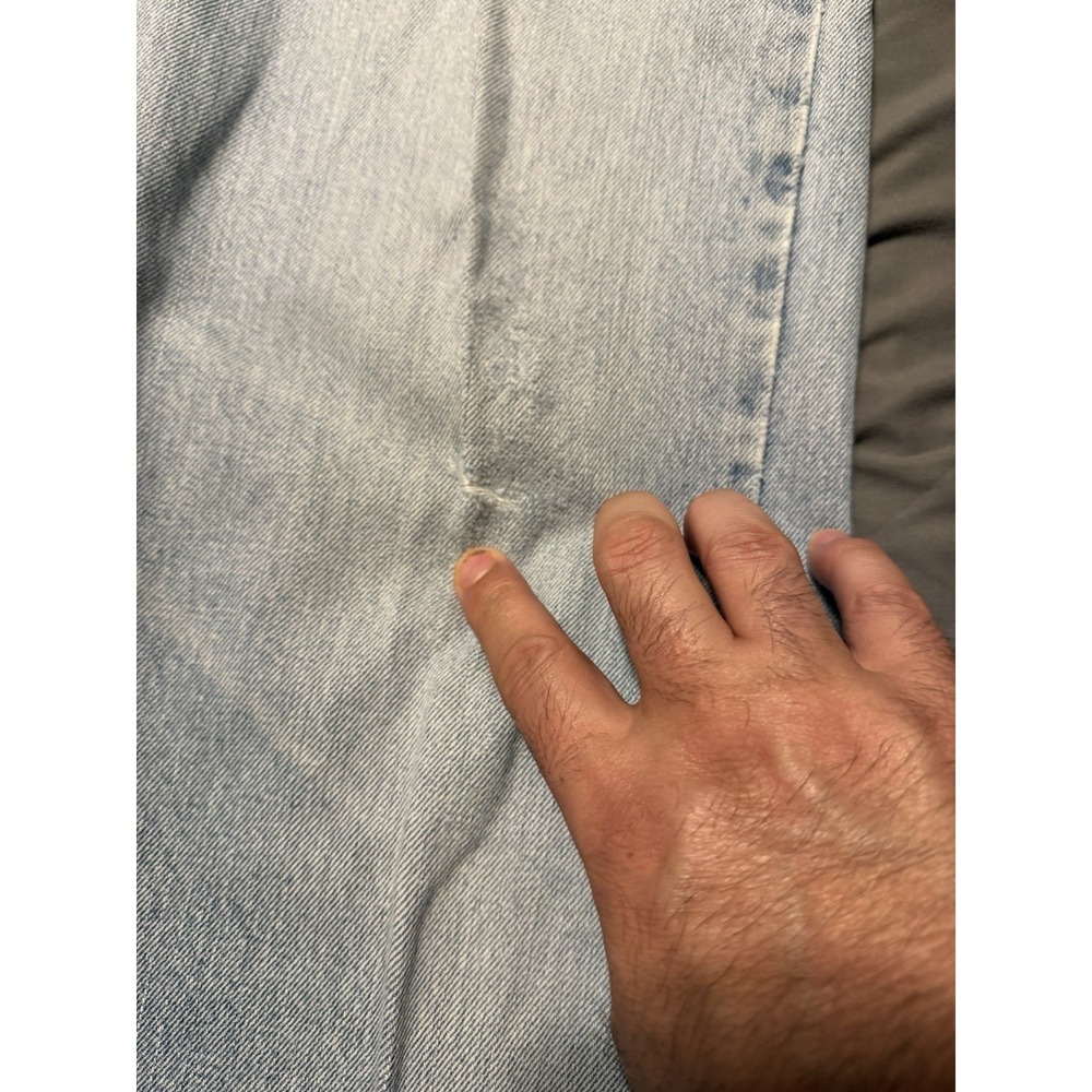 Vintage Levis 505‎ Men's Jeans Size 34x30 Fits Light Wash Distressed Y2K - Picture 4 of 10